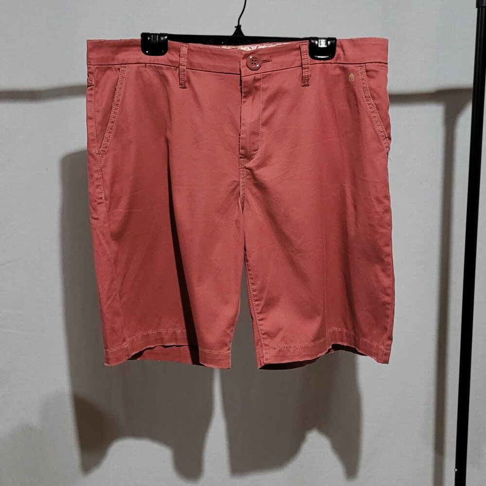 Levi's shorts Levi Strauss tab twill distressed red plus size outdoor hiking